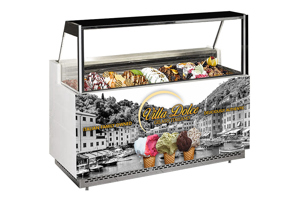 Display Freezer for Ice-cream PICCOLO - Temp +0° -18° C