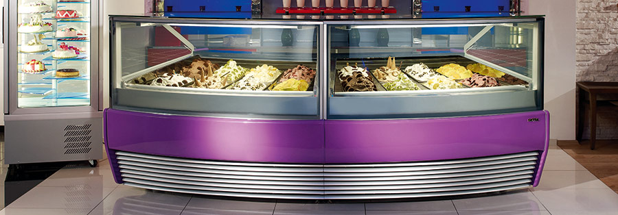 gelato display case from a gelato display case company